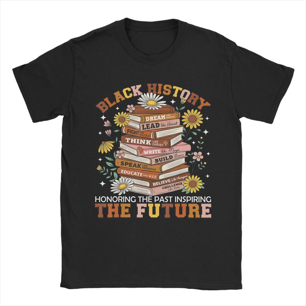 Black History Month Black African American T Shirt Summer 100 Cotton T Shirts Tee Shirt Short Sleeve Y2K Retro Clothing