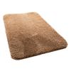 Bathroom Floor Mat Absorbent Plush Floor Rug Solid Color Machine Washable Anti-Slip Door Mat for Bathroom Bedroom Entryway