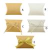 50pcs Paper Pillow Case Blank Gift Box Party for Candy Storage Bag Jewelry Crafts Handmade Soap Small Gifts Favors