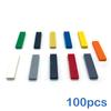 100 шт. Конструктор DIY Тонкие Фигурные Кирпичики Гладкие 1x4 Точки Образовательные Креативные Игрушки для Детей Размер Совместим с 2431