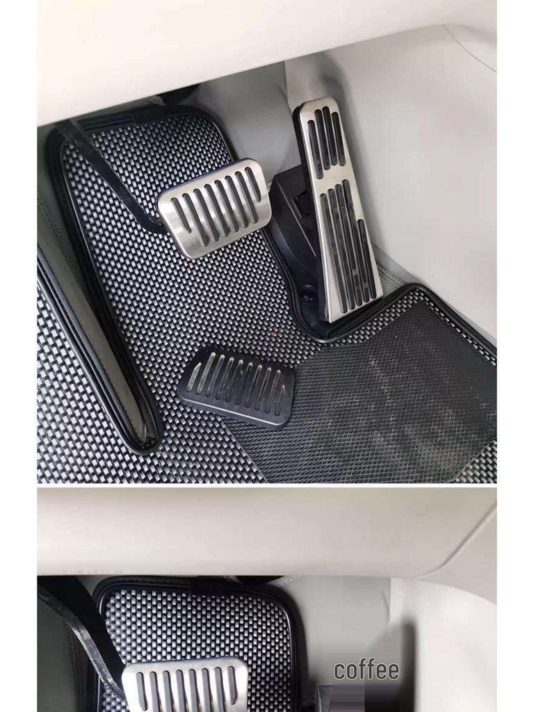 Педали тормоза и акселератора из алюминиевого сплава для Denza D9 2022-2024: Нескользящая внутренняя модификация.