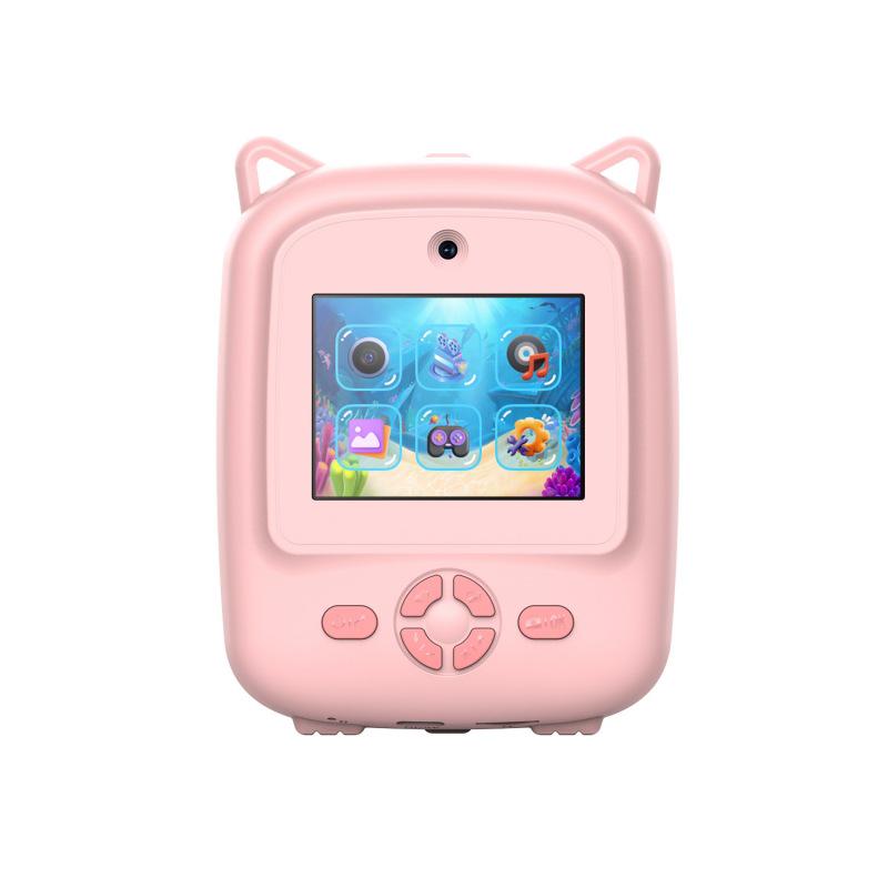 A15A16 Детская камера с MP3, слотом для карты, играми, языковыми опциями, таймером, перезаряжаемым аккумулятором