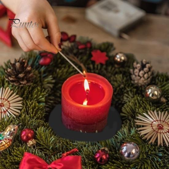 12 шт. рождественские гальванические металлические подсвечники DIY домашний декор кованый поднос основа аксессуары для дома