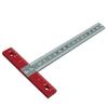 6 Inch Size Woodworking Scribing Ruler Aluminum Alloy Metal T Square Art Framing and DIY