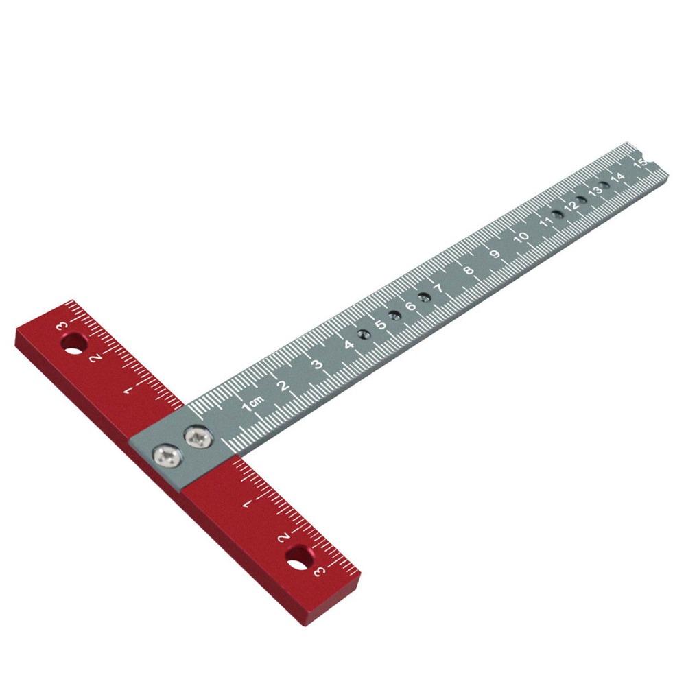 Aluminum Alloy T Square Ruler 6 Inch Size Metal T Square  Art Framing and DIY