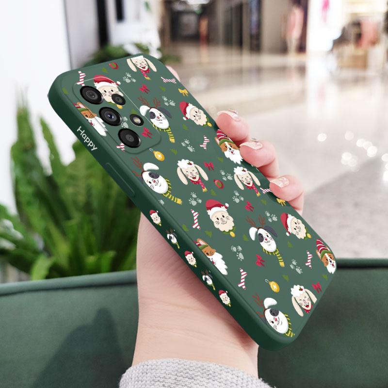 Christmas Ornaments Phone Case For Samsung A73 A53 A33 A23 A13 A04 A04S A72 A52 A52S A32 A22 A12 A71 A51 4G 5G