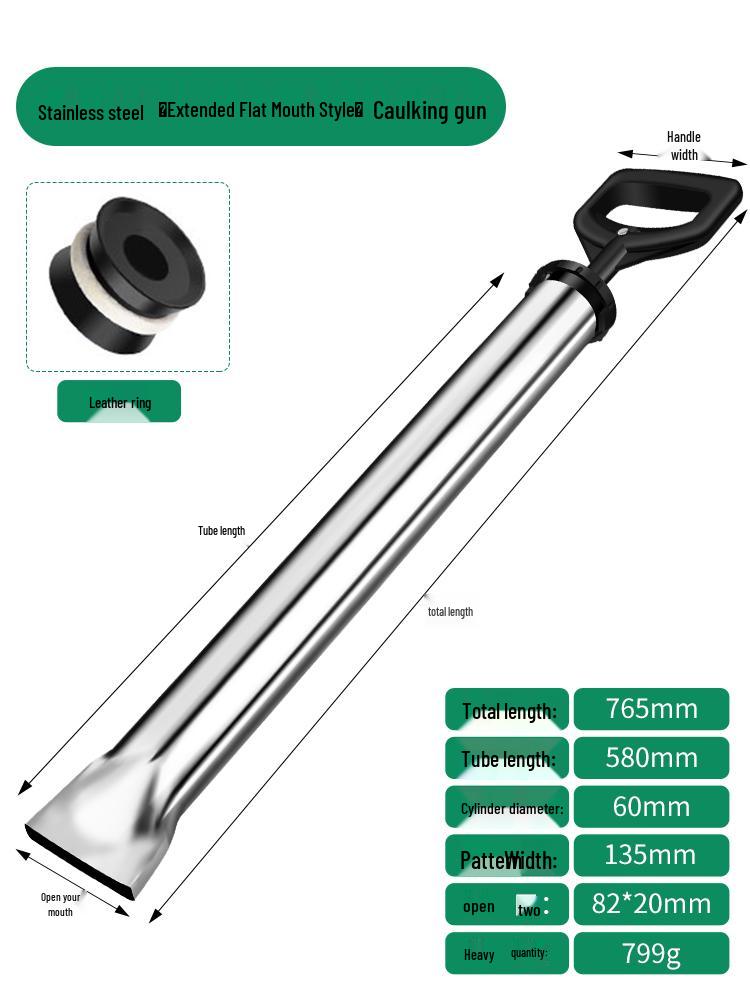 Нержавеющая сталь Цементный раствор Шприц-пистолет для герметизации и затирки для дверей и окон