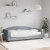VidaXL Daybed with Mattress Light Grey 90x190 Cm Fabric 3197180