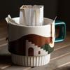 Кофейная чашка Morandi, керамическая кружка в стиле ретро для кофе, чашка для воды, чашка для завтрака, эффектная чашка с цветком, подарочная кофейная чашка