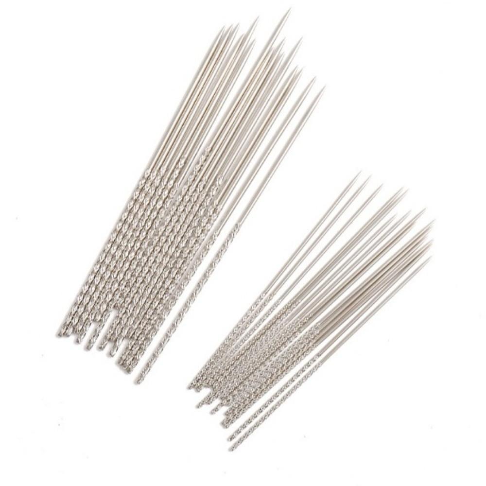 15PCS/Boxed Knurled Needle Lightweight Snag Repair Needle for Woven Fabric Cloth