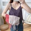 Chiffon Halter Waistcoat Women Inside To Wear Loose Outside Small Floral Sleeveless Top Summer New Bottom Shirt Ins Tide
