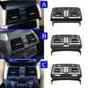 Interior Dash Front Center Left Right Air Conditioner Panel Rear AC Vent Grille Outlet Cover For BMW X5 X6 E70 E71 E72