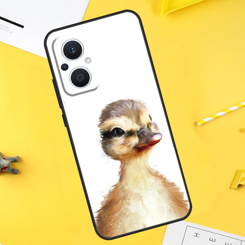 Милый Мультяшный Утенок Для OPPO Reno 14 13 12 11 10 Pro 8T 11F 12F 13F 14F 7 8 Lite Чехол Для OPPO Find X9 X8 X6 X5 Pro