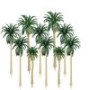 Iplusmile 15 шт. Модель пальмы Дерево Железнодорожная модель Миниатюрный сад Тропический лес Песочный стол Строительство Пластик Диорама Модель дерева Высота дерева 16 см