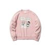 X Disney Joint Fashion Series Cartoon Print Loose-Fit Sport Pullover Sweatshirt Women Sweatshirt Pink AWDR380-3
