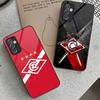 Русский Спартак Москва Футбольный Чехол для Телефона Для Samsung S30 S23 S22 S21 S20 Fe S10 E S9 Note 20 10 Pro Ultra Plus 5G Стеклянная Крышка