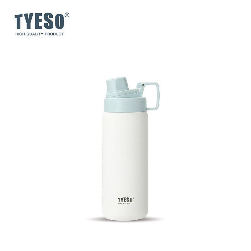 Tyeso New Stainless Steel Portable Sports Bottle Large Capacity Thermos Cup Outdoor Portable Frosted Water Cup