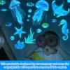 Ocean Creatures Glow in The Dark Wall Stickers Home Decor Luminous Fluorescent Sea Animals Decals for Baby Kids Room Decorations