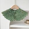 Pearl Decoration Shirt Collar Doll Collar Knitted Shawl Lace Fake Collar  Clothes Accessories