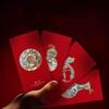 8pcs Hot Stamping Lucky Money Packets Chinese Style Red Packets Hongbao Wedding Ceremony