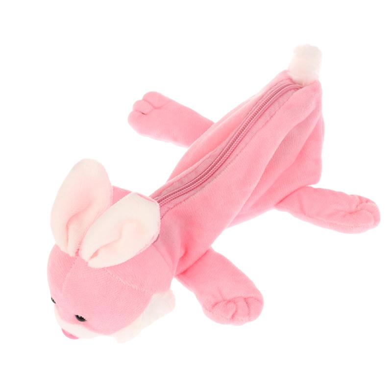 Мультяшный пенал для животных, лев, тигр, медведь, плюшевая кукла, ручка, сумка, косметичка, настольная сумка для хранения, школьные принадлежности, канцелярская коробка