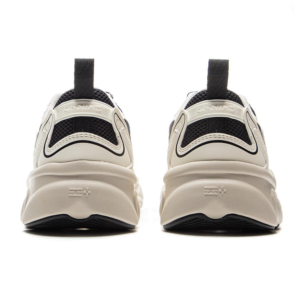 Li Ning Milk Coconut Versatile Retro Thick Sole Fashion Trend Shock Absorption Non-Slip Wear-Resistant Support Low-Top Dad Shoes AGCV129-1