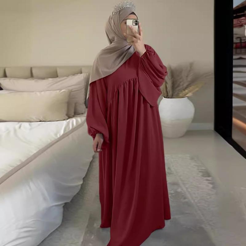 Женское платье-паранджа в стиле пэчворк, большое свободное платье-качели