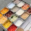 2/34/6/8 Compartment Condiment Container Rectangle Shape Spice Jar Storage Set  Outdoor Stall