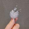 High-end Ballet Girl Brooch, Feminine Charm, Anti-glare Pin, Trendy, Cute and Creative