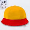 Children's Small Yellow Hat Print Kindergarten Dome Basin Hat Student Sun Hat Cute Ball Hat Sun Protection Bucket Hat