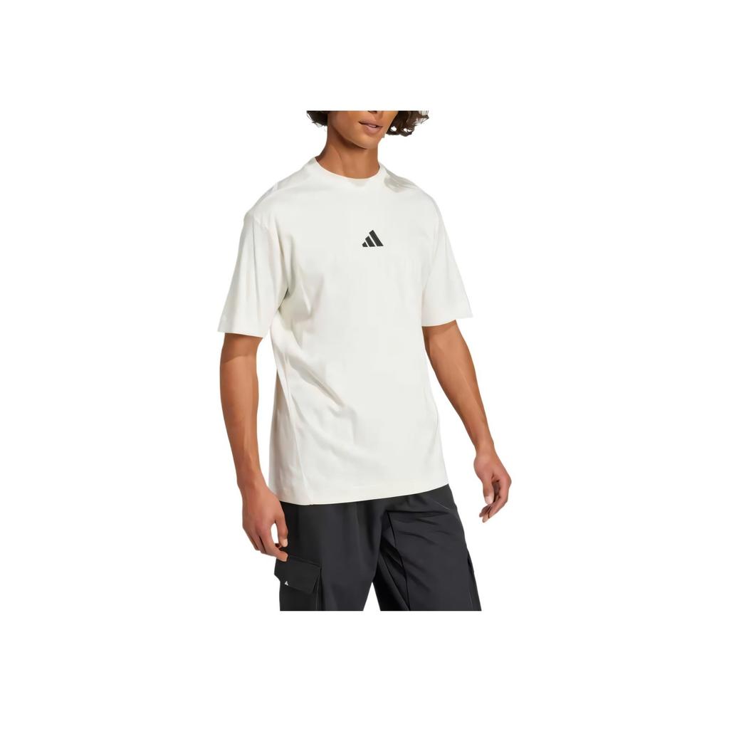 adidas City Escape Удобный мягкий пуловер с коротким рукавом Футболка мужская белая JF3255