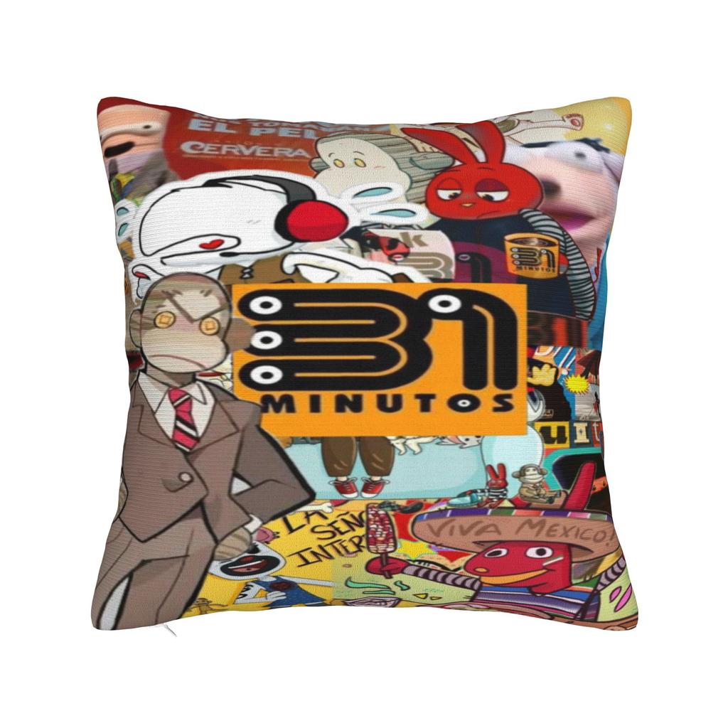 Soft and Sweet Living Room 31 Minutos ComedyDecorations Pillowcase Stuff Pillow Cover Zipper Multiple Sizes