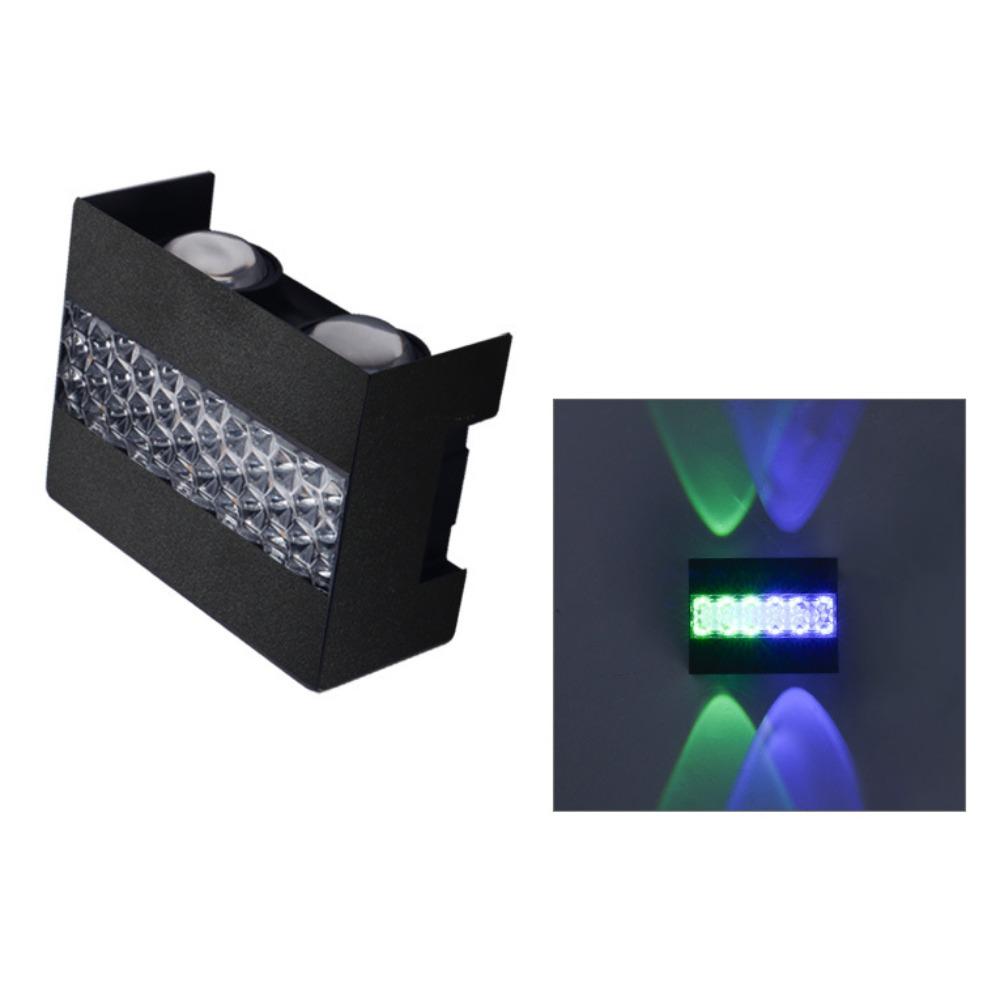 Светодиодная настенная лампа AC85-265V 10W/8W/6W Теплый/RGB Свет Водонепроницаемый настенный светильник Настенный монтаж Освещение вверх-вниз Настенный светильник-омыватель