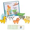 Shinse Building Blocks, Animals, Balance Game, Stacking Toy, Montessori Educational Toy, Focus, Finger Training, Imagination, Creativity, Boys,
