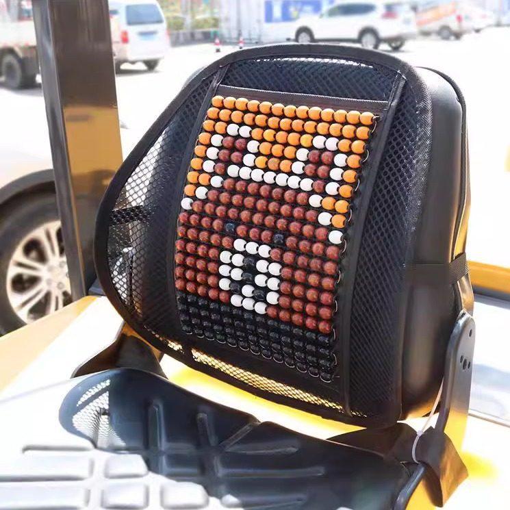 Breathable Summer Forklift Seat Cover for Heli, Longgong, Liugong - Cool Plastic Cushion