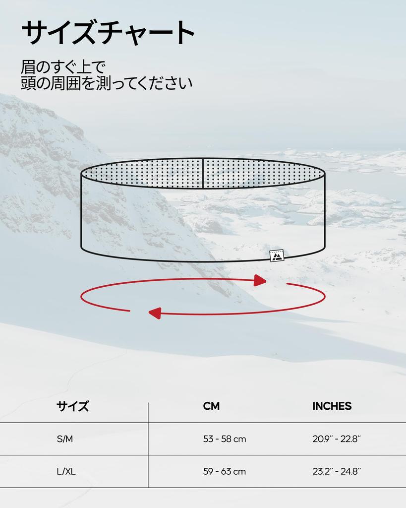 Повязка на голову DANISH ENDURANCE из мериносовой шерсти с наушниками для темного размера, на флисовой подкладке для тепла, темно-синяя, S/M
