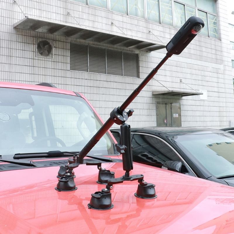 5-в-1 Автомобильный держатель на присоске Комплект Адаптер с шаровой головкой для экшн-камеры X2/X4 Невидимый селфи-палка Аксессуары