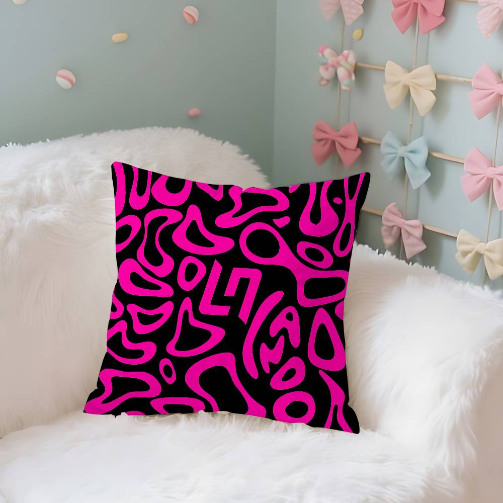 LLandos NNorris Helmet Pattern Case Plush Fabric Soft Pillowcase Double Sided Print Cushion Cover Household Gifts