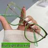 Metal Cat Eye Frame Plain Glasses Blue Light Blocking Optical Spectacle Eyeglasses Men Women Trendy Plain Glasses