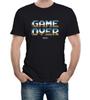 Mens Game Over Retro 80's T-Shirt Classic Gaming 8 Bit Arcade Pixel Retro Cool