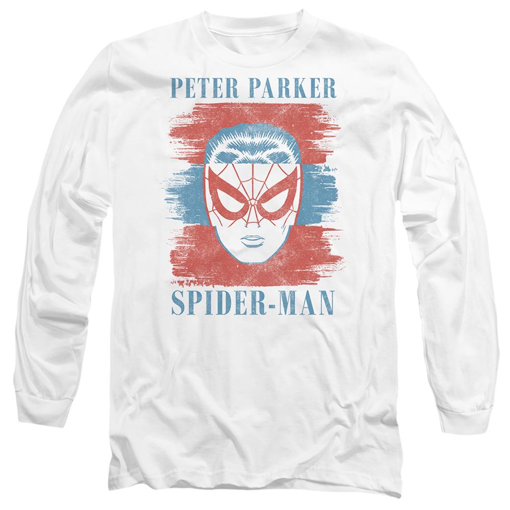 Spider-Man Футболка унисекс для взрослых Питер Паркер в полоску