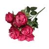 9 Heads Rose Artificial Flower Multicolor Flower Bouquet Lifelike Flowers  Party Supplies