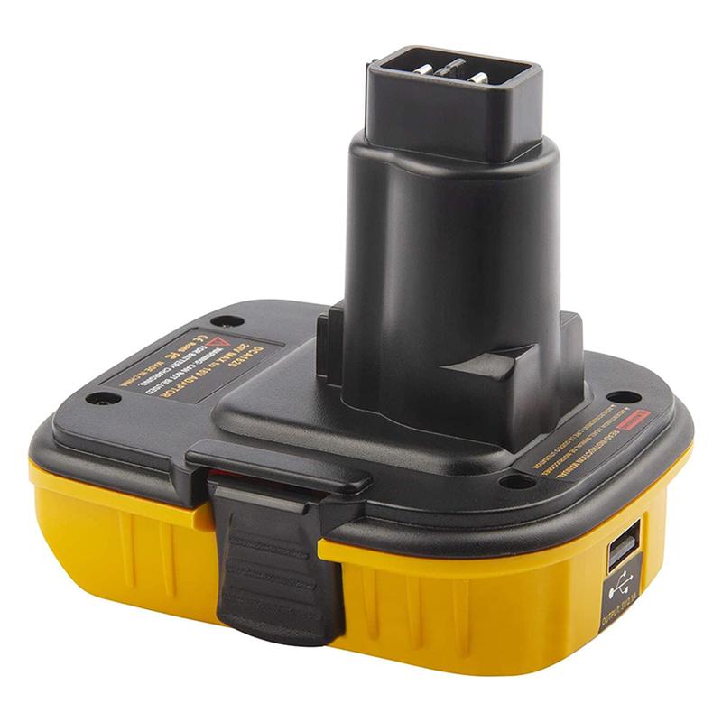 Адаптер аккумулятора DCA1820 20V для инструментов Dewalt 18V Преобразователь для литиевого аккумулятора Dewalt 20V DC9096 DE9098 DE9096