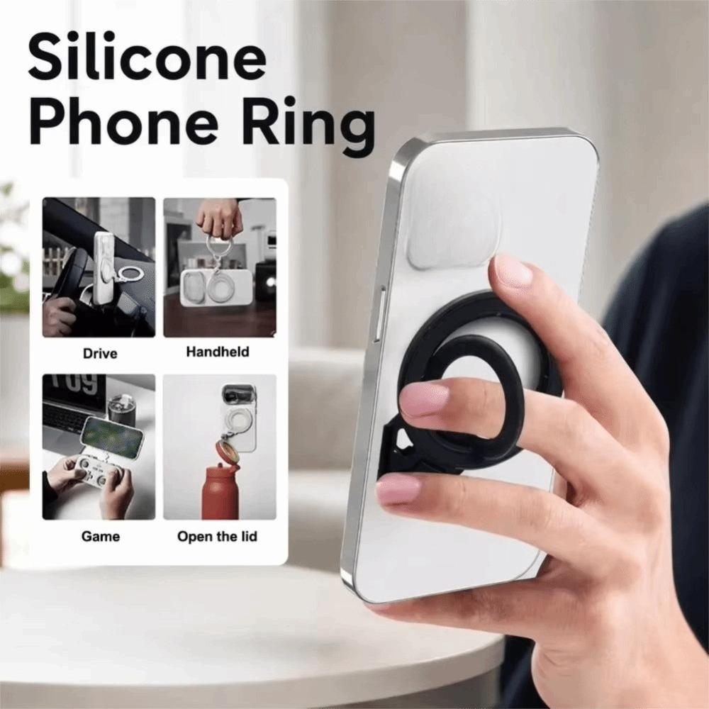 Ultra Thin Magnetic Phone Ring Holder Multi Angle Magnetic Ring Phone Bracket Universal