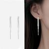 Серьги-подвески с кисточками из серебра S925, дизайн "Змеиная кость", для женщин, на свадьбу, вечеринку, изящные ювелирные изделия, подарок ER097