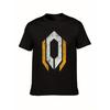 Мужская футболка Cerberus Logo N7 Normandy Mass Game Effect - Большой размер (4XL/5XL/XXXL/XXXXL) Повседневная футболка с круглым вырезом и культовым принтом логотипа на весь год