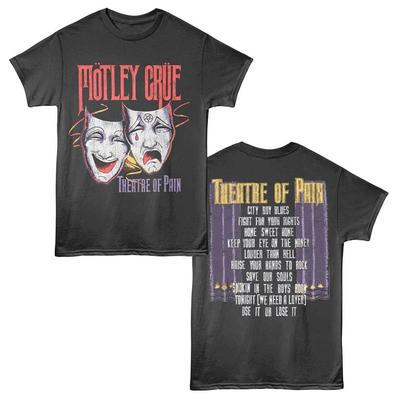 Футболка мужская Motley Crue Theatre of Pain Список песен