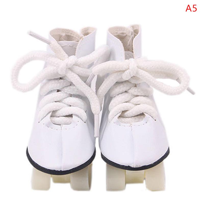 Кукольные роликовые коньки, блестящие туфли, коньки для 18-дюймовой куклы, аксессуары для самостоятельного изготовления, игрушки