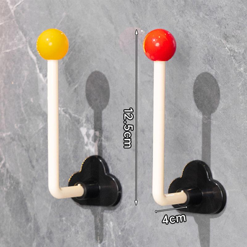 2Pcs Multi-Functional Storage Hooks Headband Display Rack Scrunchie Organizer Stand Bathroom No-Punch Hooks Wall Key Bag Hanger