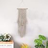 Macrame Wall Art Handmade Cotton Wall Hanging Tapestry with Lace Fabrics Bohemian Hanging Decoration Best Gift